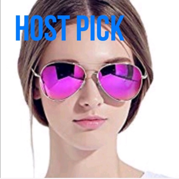 Host Pick  Vegoos Pink Polarized Mirrored Sunglasses - Picture 13 of 14